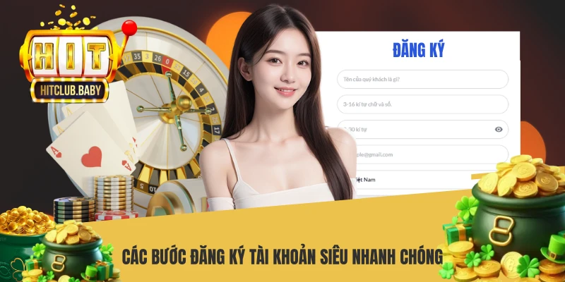 Các bước đăng ký tài khoản siêu nhanh chóng